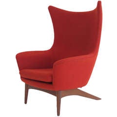 Used HW Klein Recling Highback Lounge Chair