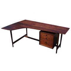 Richard Artschwager Studio Walnut Desk 1