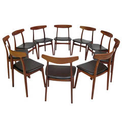 Henning Kjaernulf Rosewood Dining Chairs