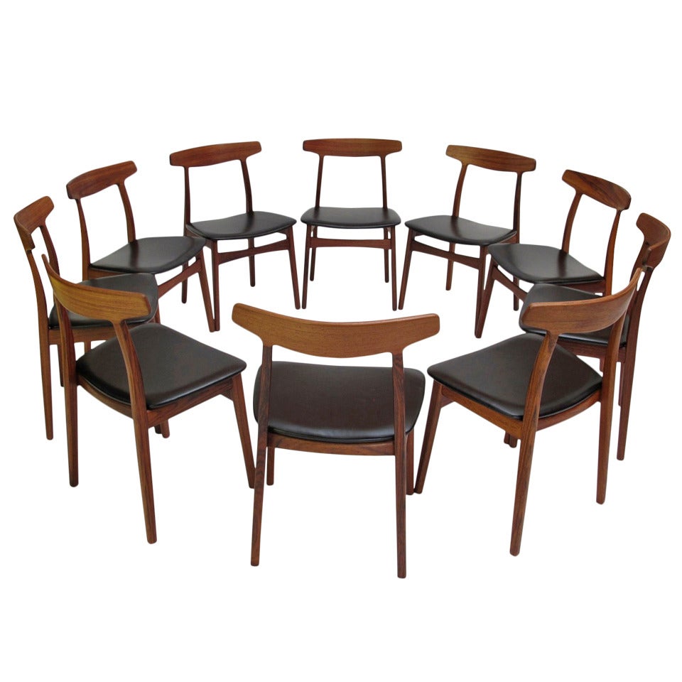 Henning Kjaernulf Rosewood Dining Chairs