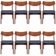 Eight Funder-Schmidt & Madsen Dining Chairs