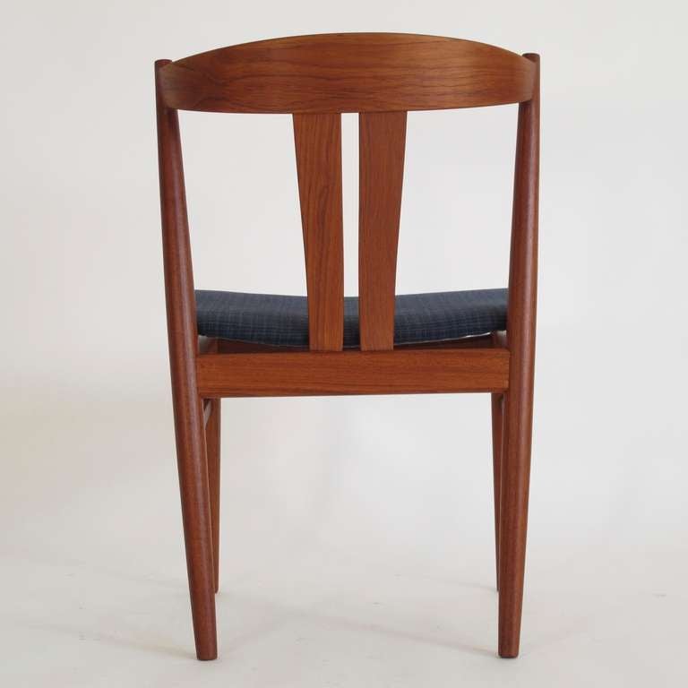 Mid-20th Century Danish Teak Curved Back Dining Chairs