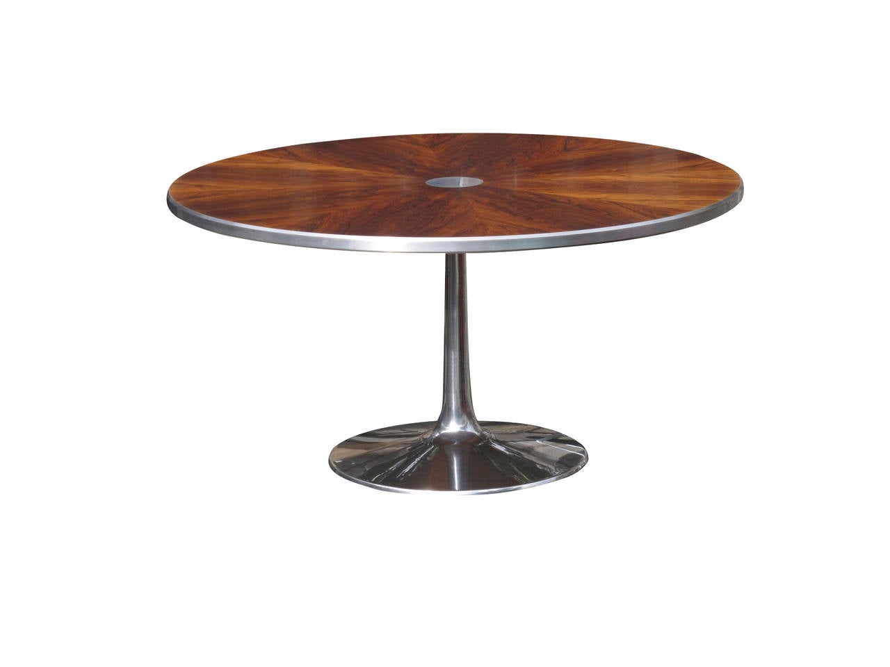 Mid-20th Century Steen Ostergaard for Poul Cadovius Rosewood Pedestal Dining Table