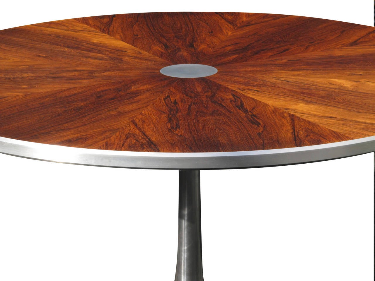 Steen Ostergaard for Poul Cadovius Rosewood Pedestal Dining Table 1