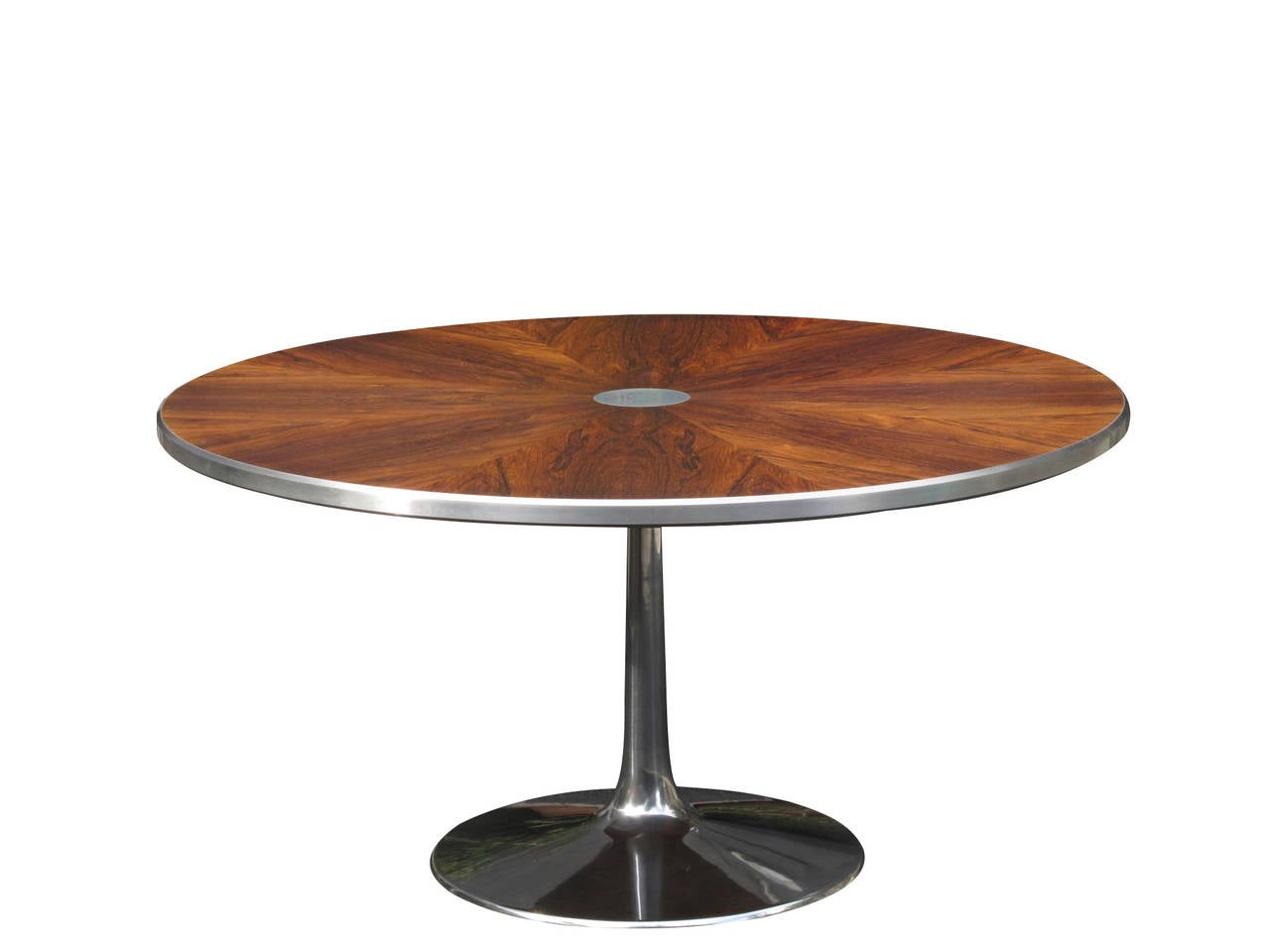 Steen Ostergaard for Poul Cadovius Rosewood Pedestal Dining Table 2