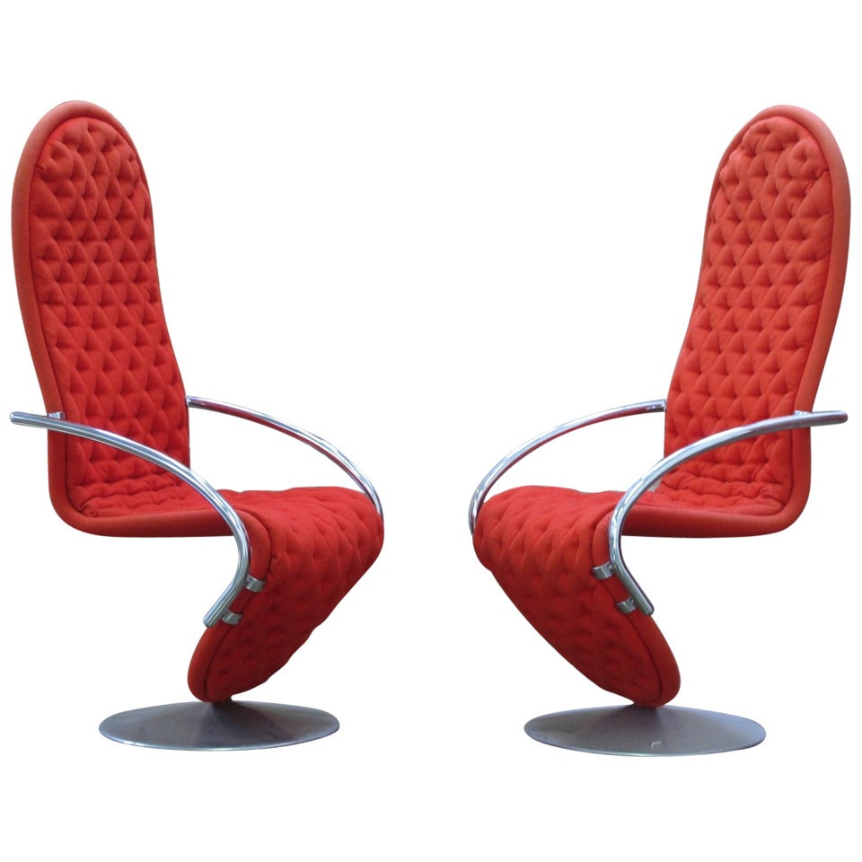 Verner Panton System 1-2-3 Chairs
