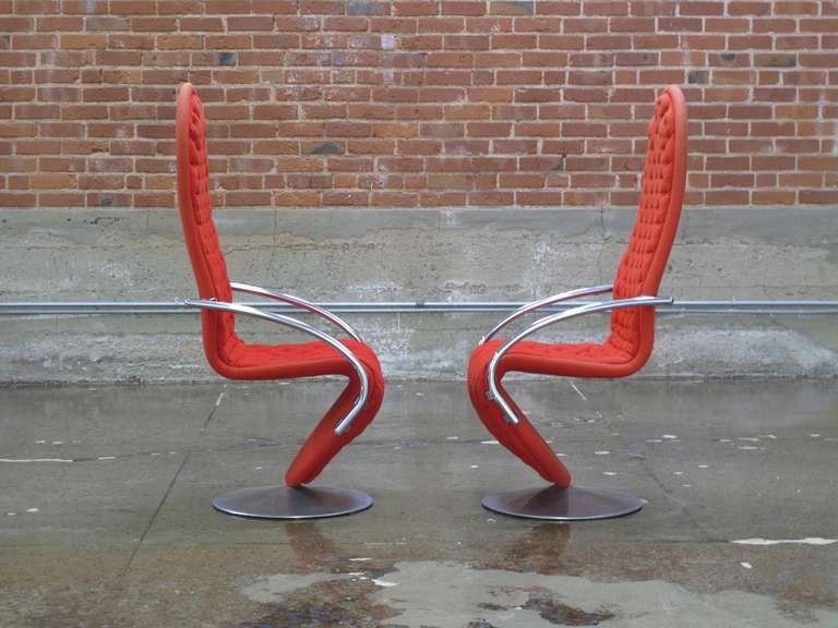 Late 20th Century Verner Panton System 1-2-3 Chairs