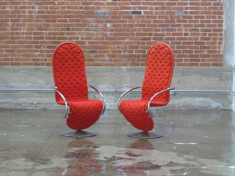 Verner Panton System 1-2-3 Chairs In Good Condition In Oakland, CA