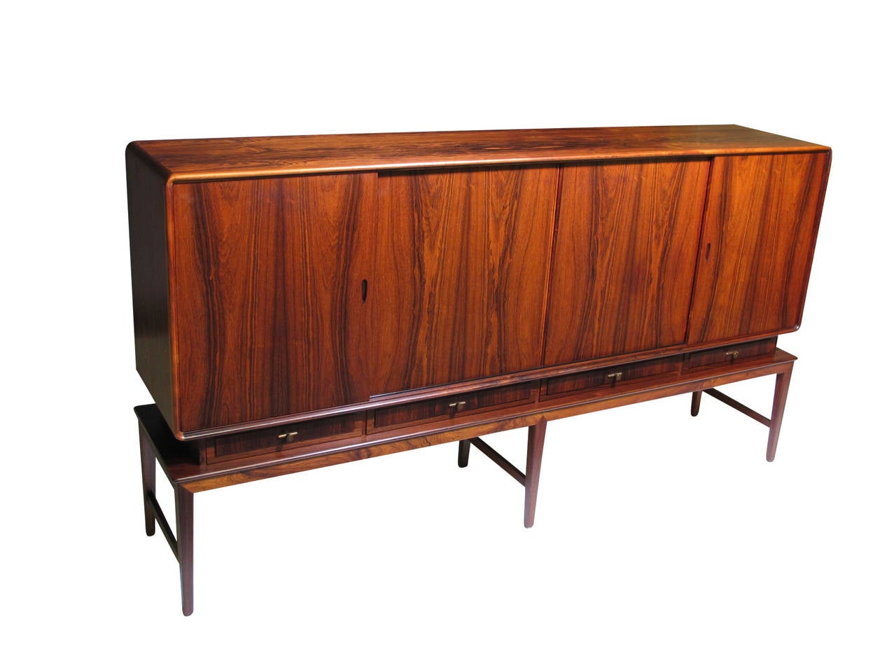 Elegant Danish Rosewood Sideboard 2