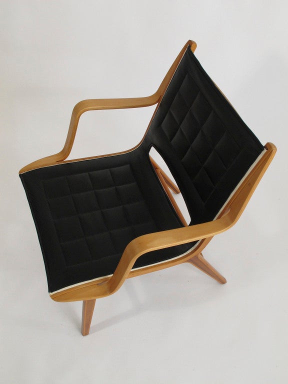 Wood Peter Hvidt Ax-Arm Chair