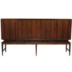 Elegant Danish Rosewood Sideboard