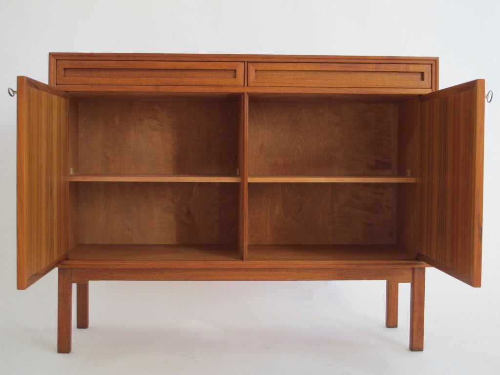Danish Teak Locking Cabinet