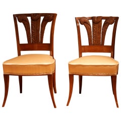 Pair of Italian Dining Chairs 12