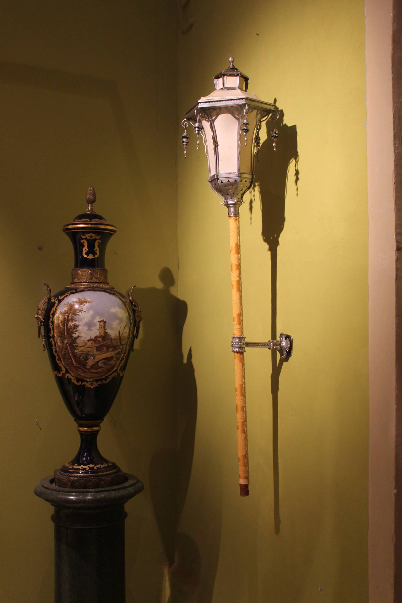 19th Century Italian Silvered Processional Lantern 6