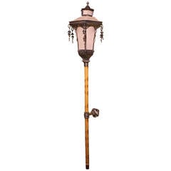 19th Century Italian Silvered Processional Lantern 12