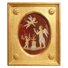 19th Century, Italian Painting on Glass 2