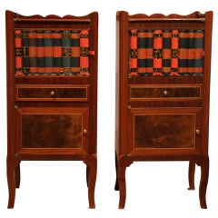 A Pair of Italian Nightstands/ Side tables