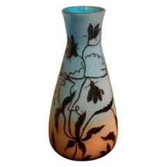 A Corroso Cameo Glass Vase