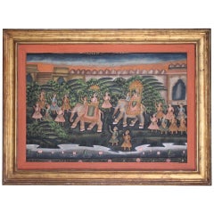 Large Batik Mounted Panel 7