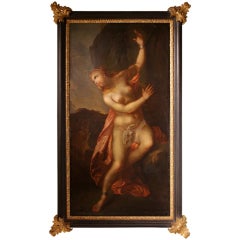 Fine 18th Century Oil on Canvas Depicted Andromeda 11