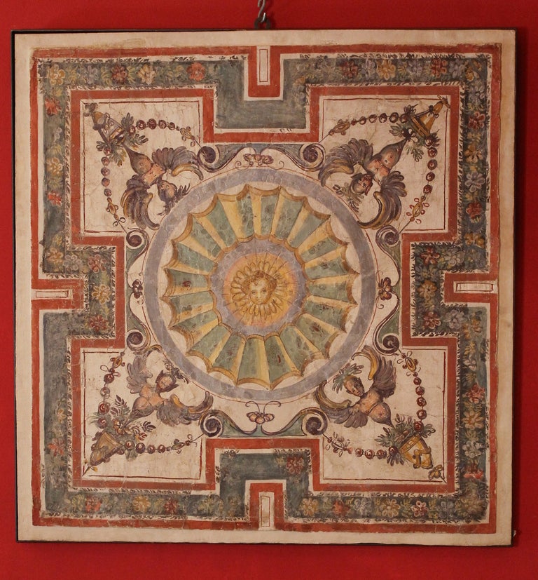 Italian A Renaissance Fresco, Florence, Marco Marchetti Circle