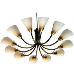 1950s Large Chandelier