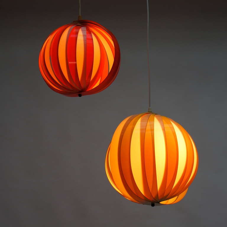 Italian One of Two of 1970s Pendant Lamps For Sale