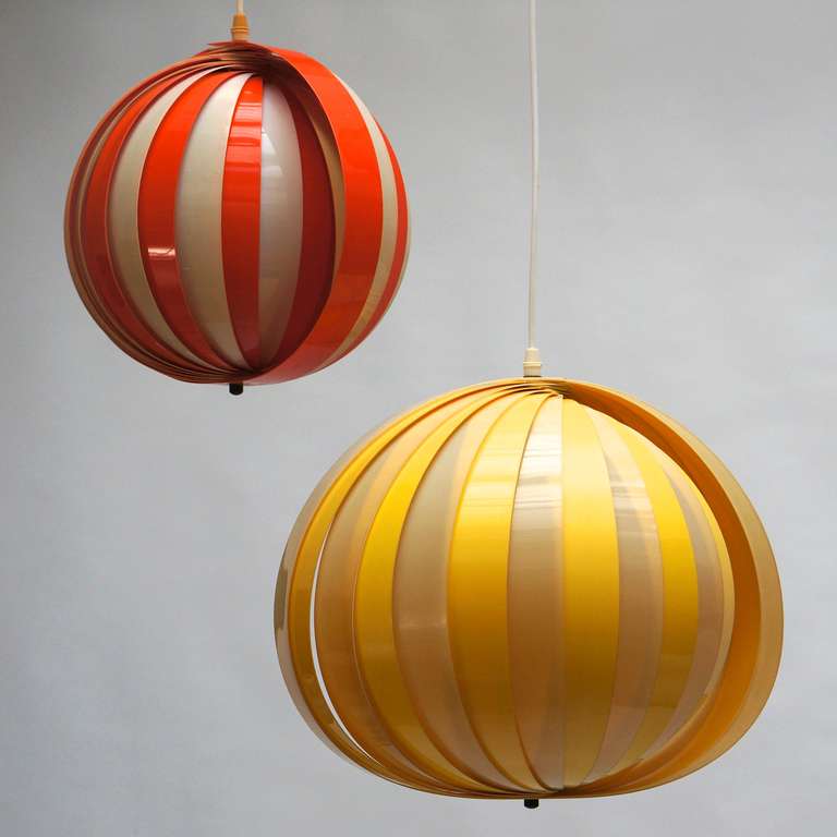 20th Century One of Two of 1970s Pendant Lamps For Sale