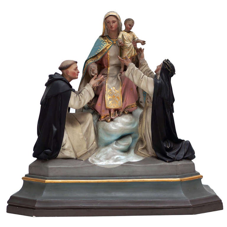 1920s Catholic Gypsum Cast For Sale at 1stdibs 1920s Catholic Gypsum Cast For Sale at 1stdibs