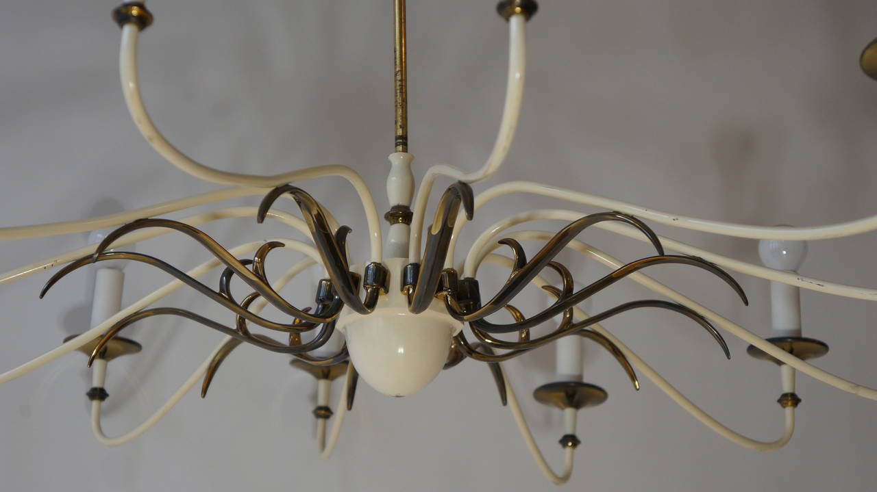 20th Century Large and Fabulous Mid-Century Chandelier
