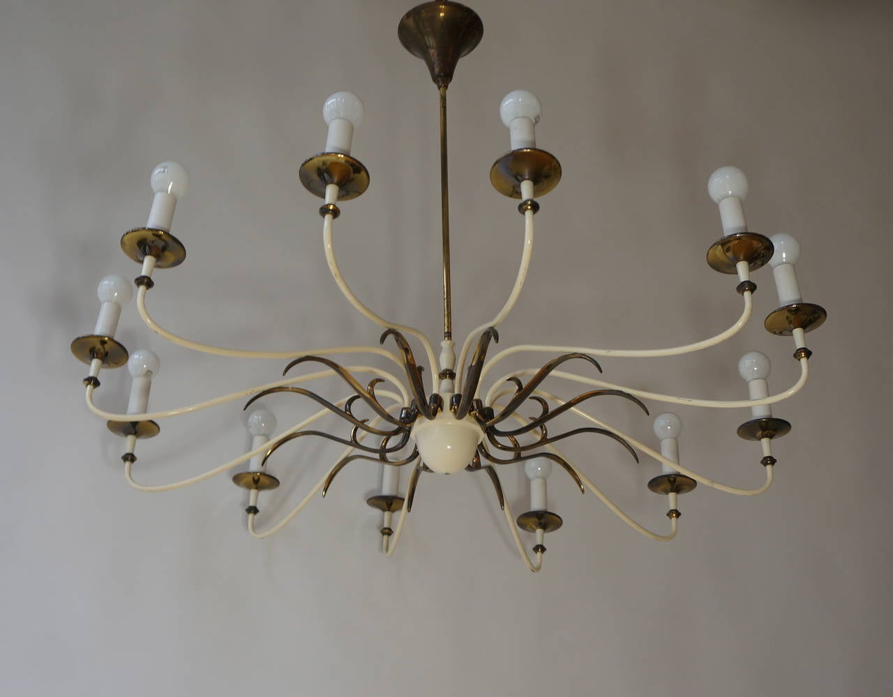 Large and Fabulous Mid-Century Chandelier 2