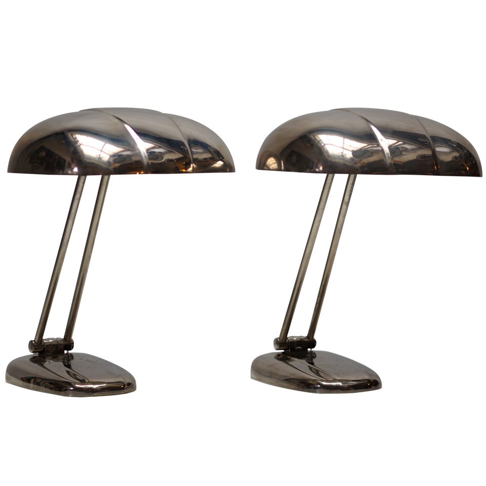 One Desk or Table Lights by Siegfried Giedion for BAG Turgi , Switzerland For Sale