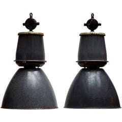 Set of Eight Giant Industrial Lights 10