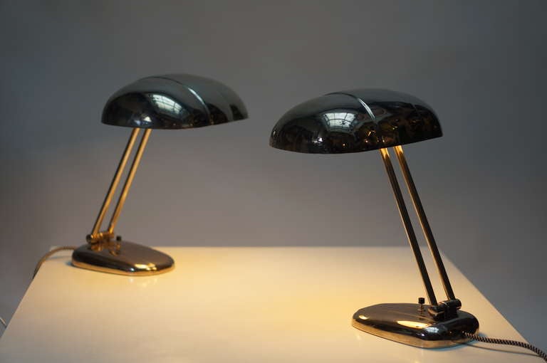 One Desk or Table Lights by Siegfried Giedion for BAG Turgi , Switzerland For Sale 1