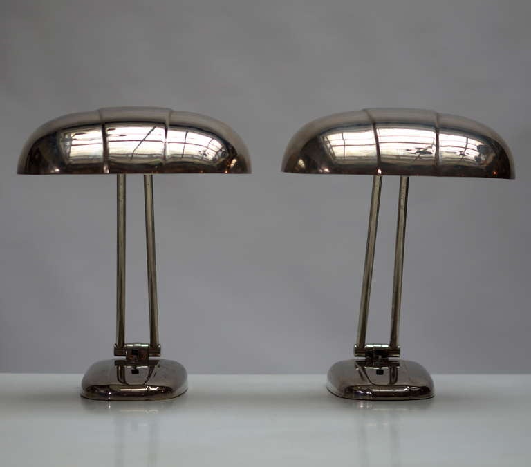 One Desk or Table Lights by Siegfried Giedion for BAG Turgi , Switzerland In Good Condition For Sale In Antwerp, BE