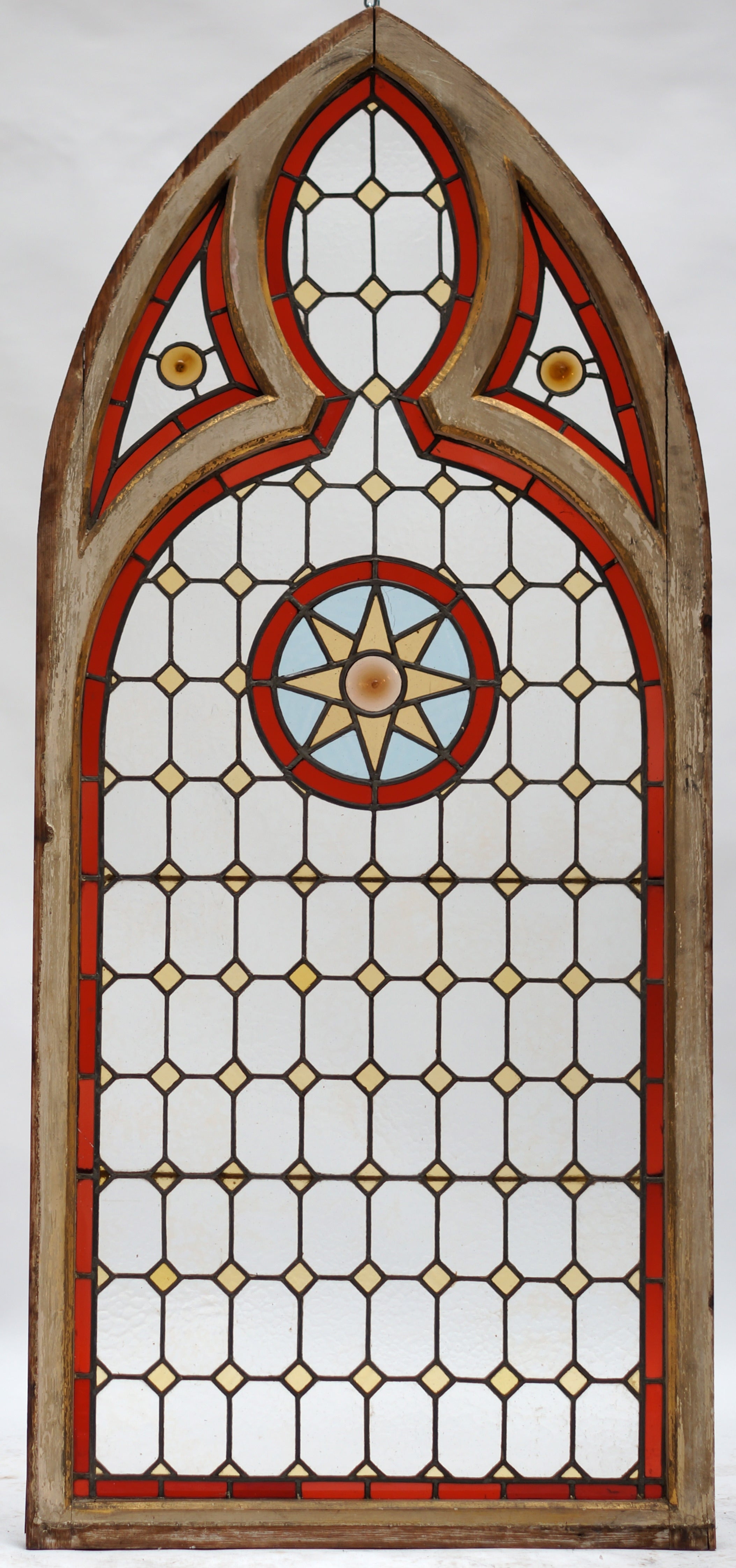 Neo-Gothic Stained Glass Window