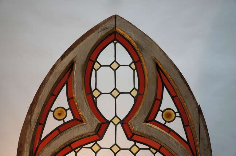 Belgian Neo-Gothic Stained Glass Window