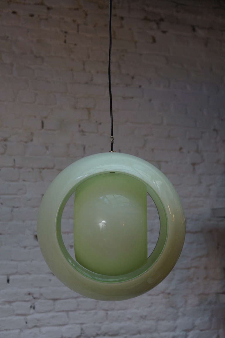 Mid-20th Century Beautiful Globe Pendant by Carlo Nason for Mazzega