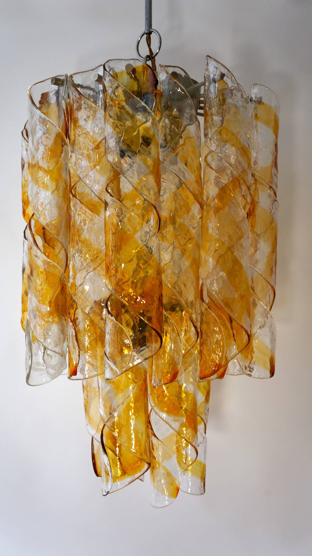 Mid-20th Century Italian Murano Glass Chandelier