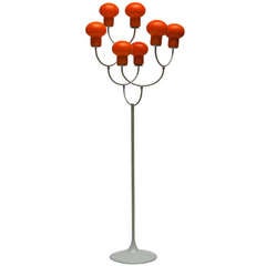 Stunning 1960s Standing Lamp in the Style of V. Panton 9