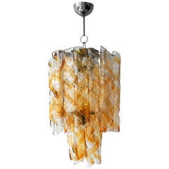 Mazzega Curlicue Chandelier 6