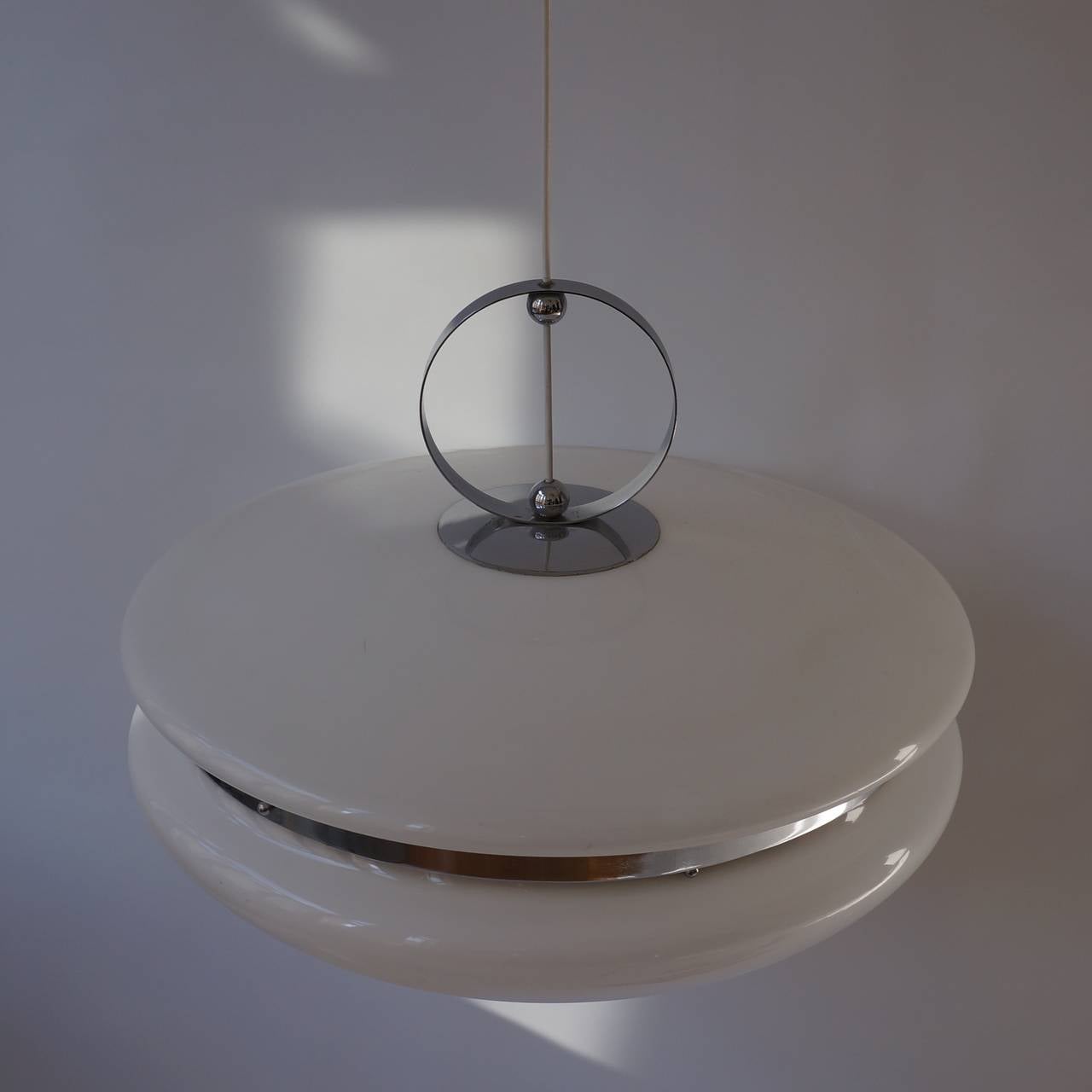 20th Century Italian Space Age UFO Chandelier For Sale