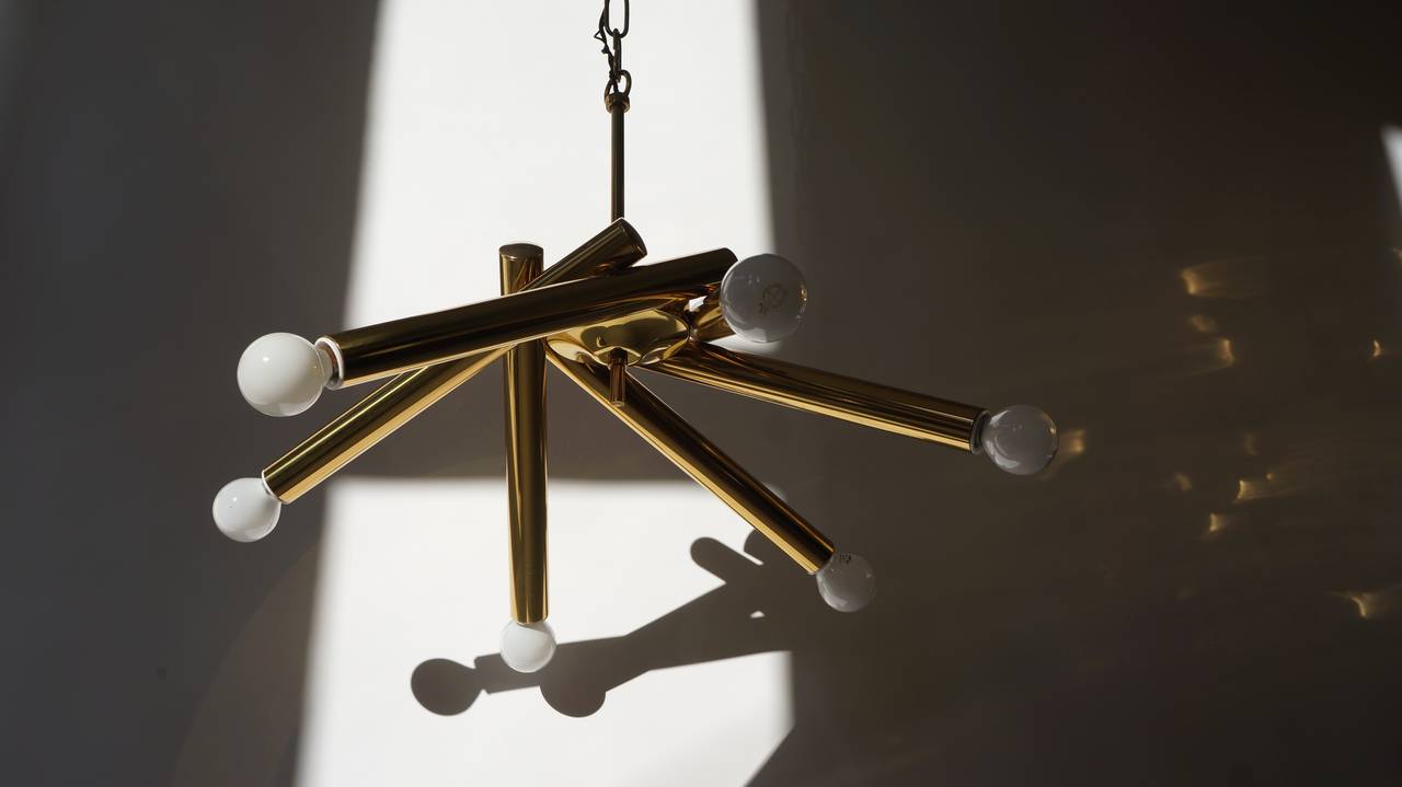 Brass Elegant Italian Ceiling Light