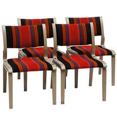 Four Multicolored Seventies Chairs 12