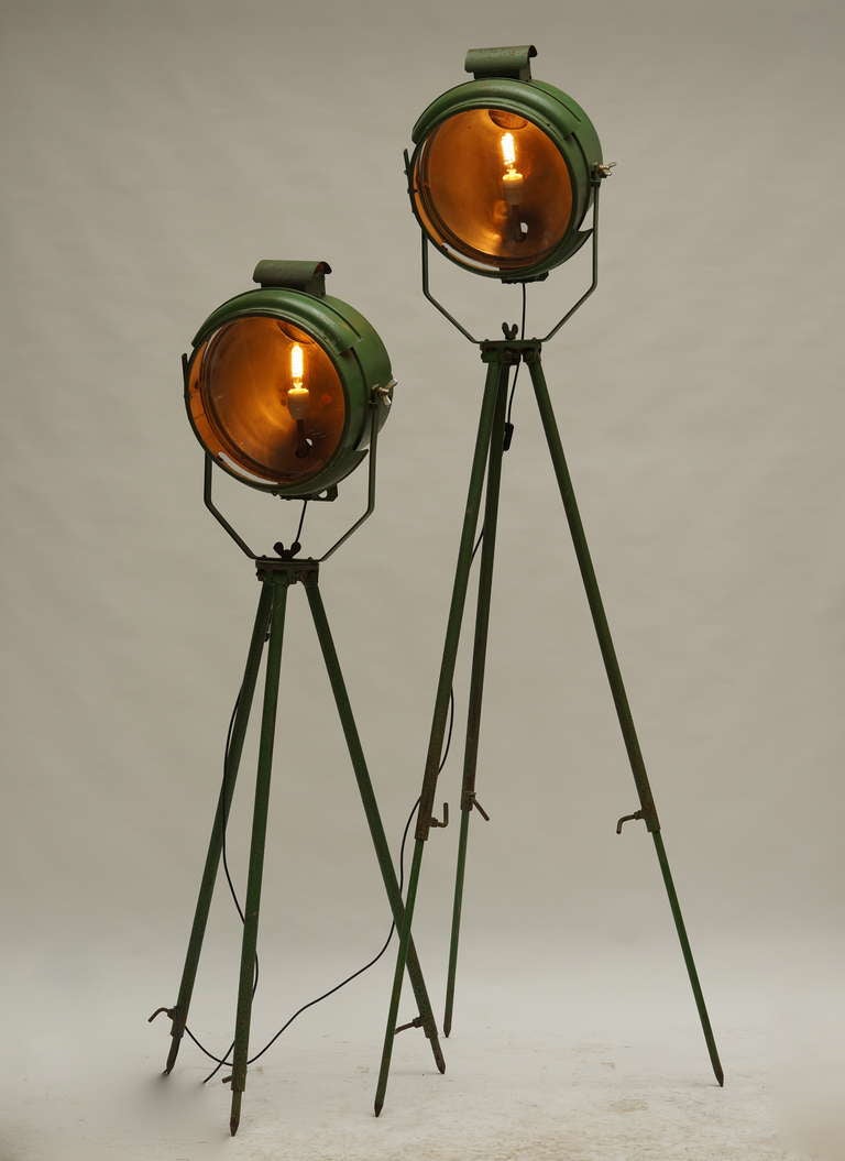20th Century Two 1900s French Theater Lights