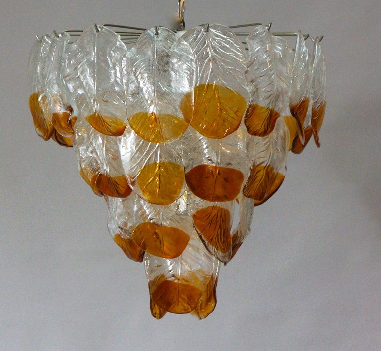 Large Murano Glass Chandelier In Good Condition For Sale In Antwerp, BE