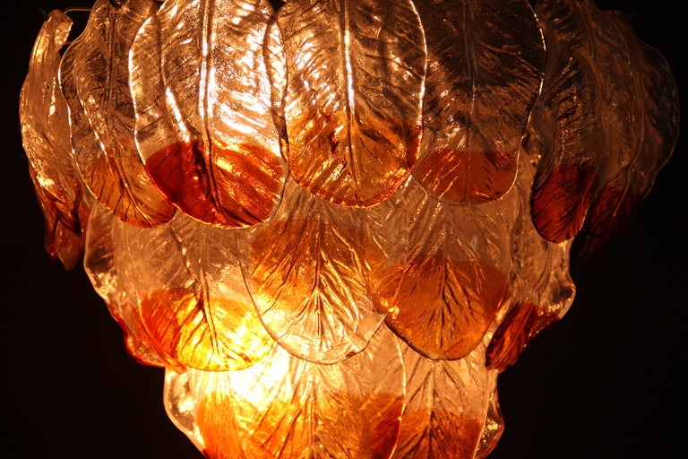 Large Murano Glass Chandelier For Sale 2