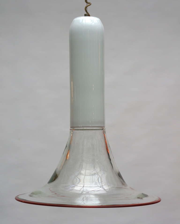 Mid-Century Modern Leucos Pendant Lamp by Roberto Pamio & Renato Toso For Sale