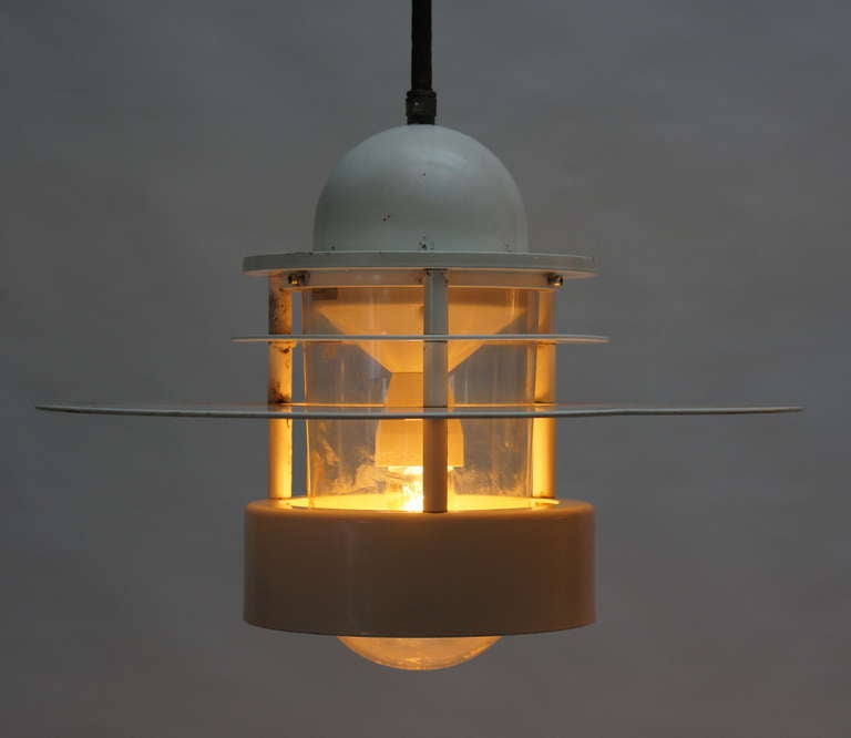 Beautiful Pair of Louis Poulsen Industrial Lights For Sale 3