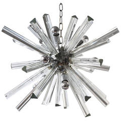 Mid-Century Modernist Murano Glass Rod Sputnik Chandelier 10